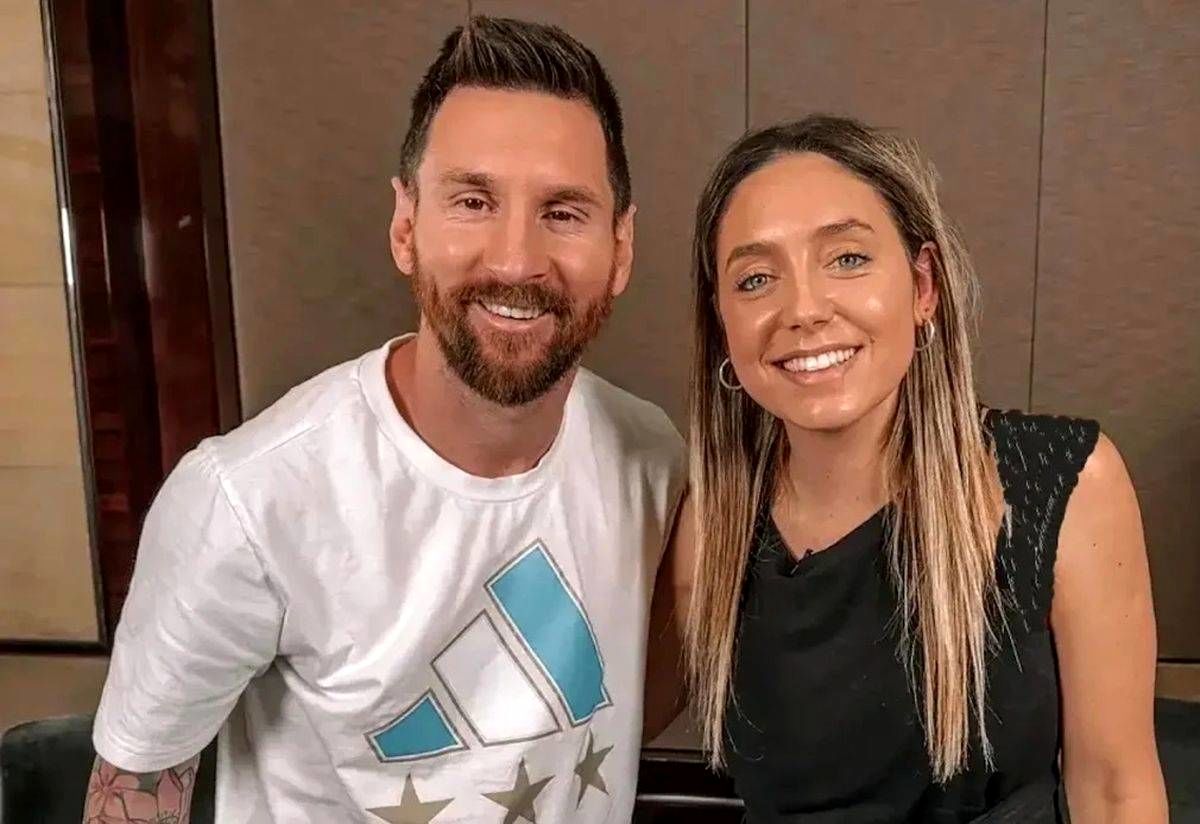 شایعات درباره ارتباط عاشقانه لیونل مسی و گزارشگر زن آرژانتینی خبرساز شد/ تصاویر
