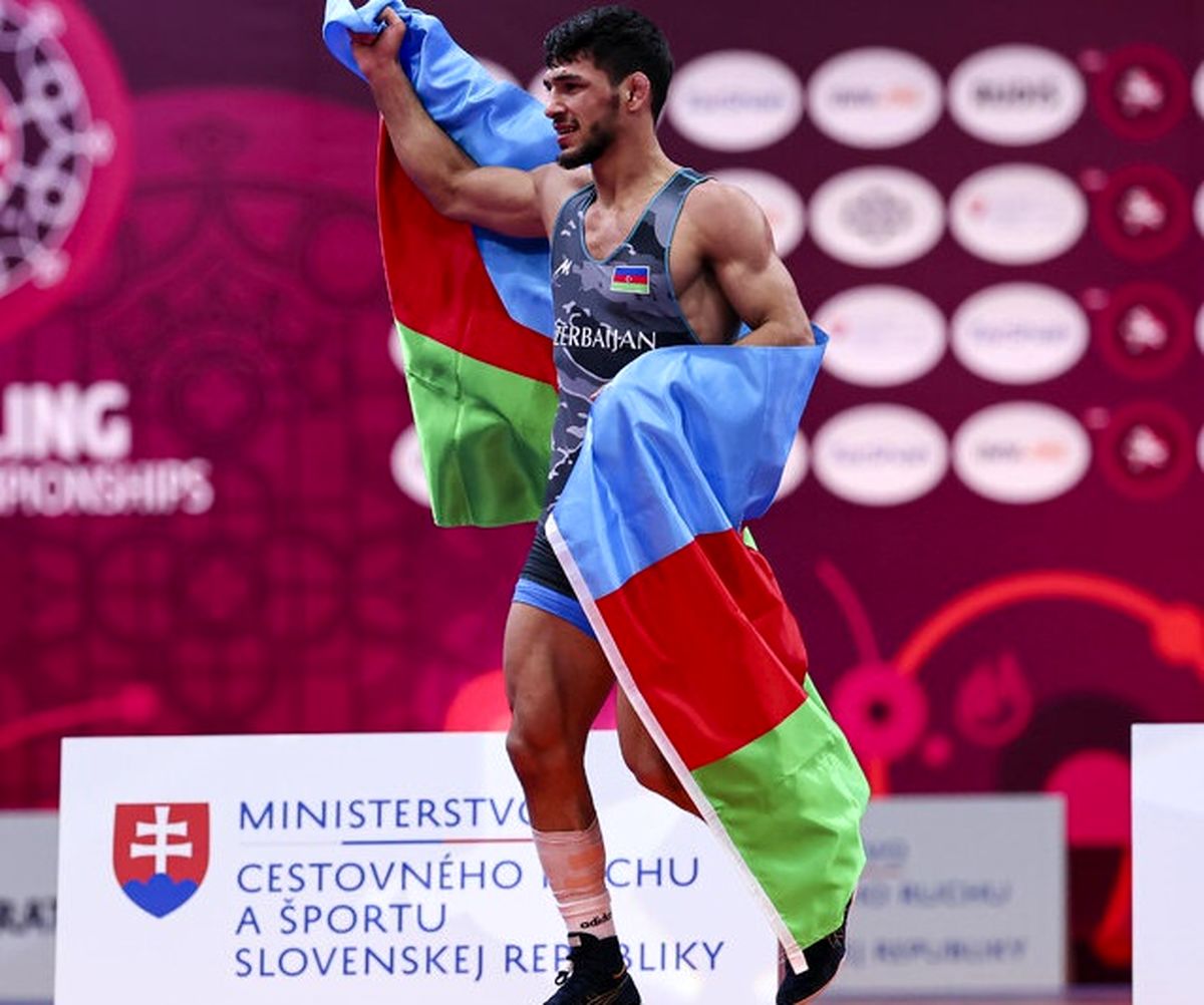 جمهوری آذربایجان قهرمان کشتی فرنگی اروپا شد
