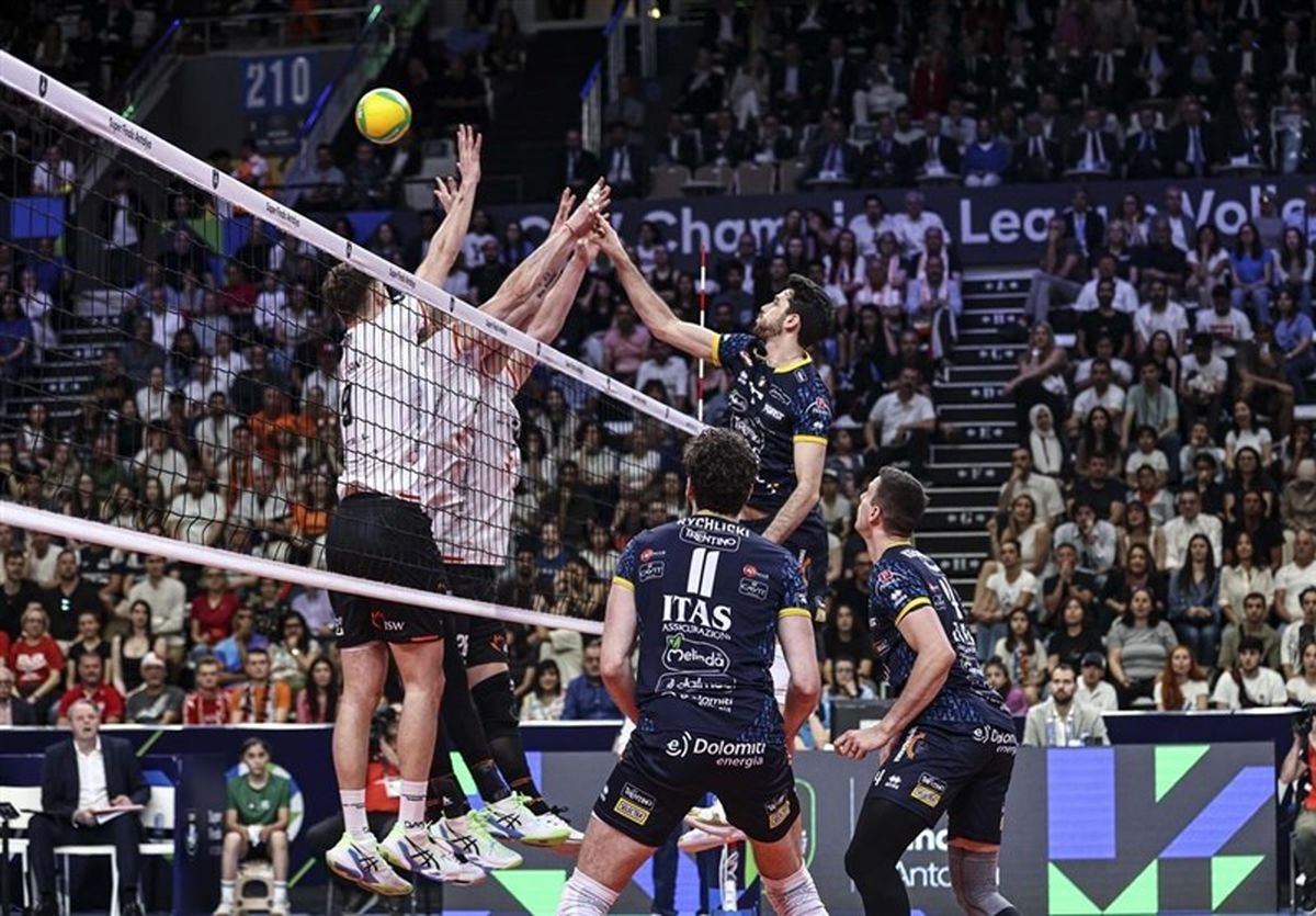 تیم والیبال ترنتینو قهرمان اروپا شد
