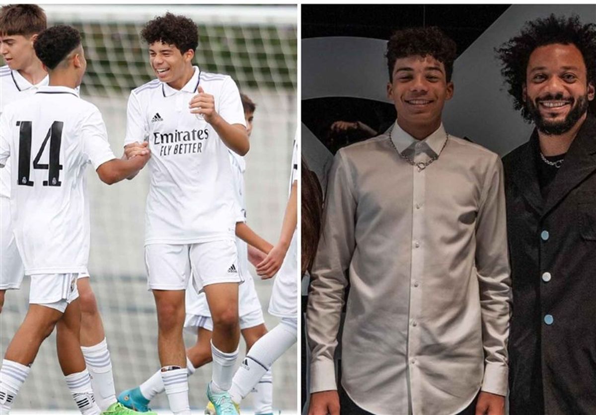 رئال مادرید قرارداد پسر مارسلو را تمدید کرد
