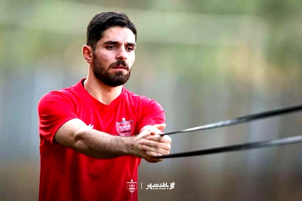 استایل ترسناک ستاره پرسپولیس برای دربی با سبیل