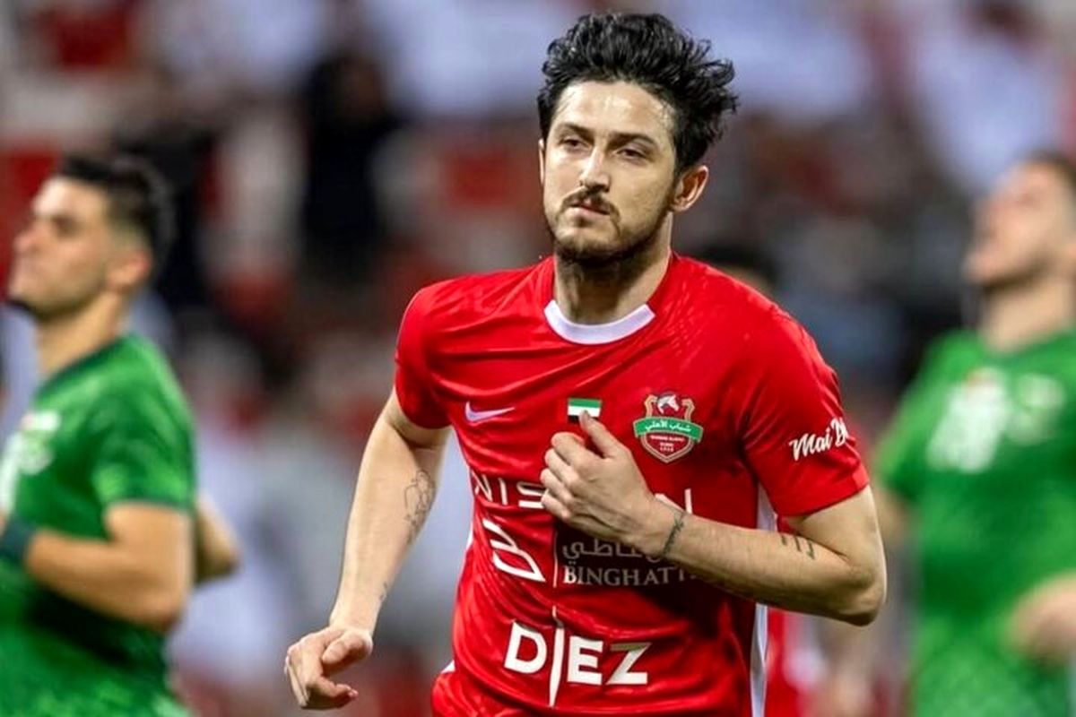 قاب عاشقانه سردار آزمون با پدرش در امارات/ تصاویر