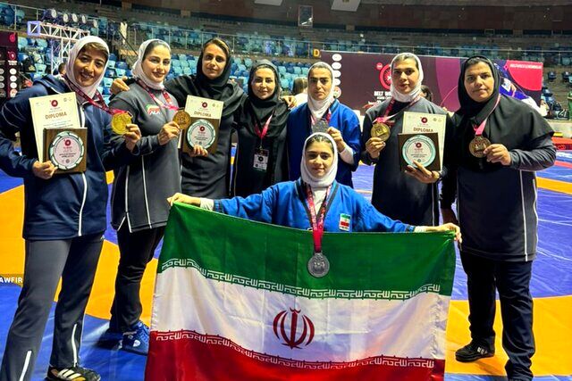 قهرمانی زنان کشتی‌گیر ایران در آسیا با ۶ مدال

