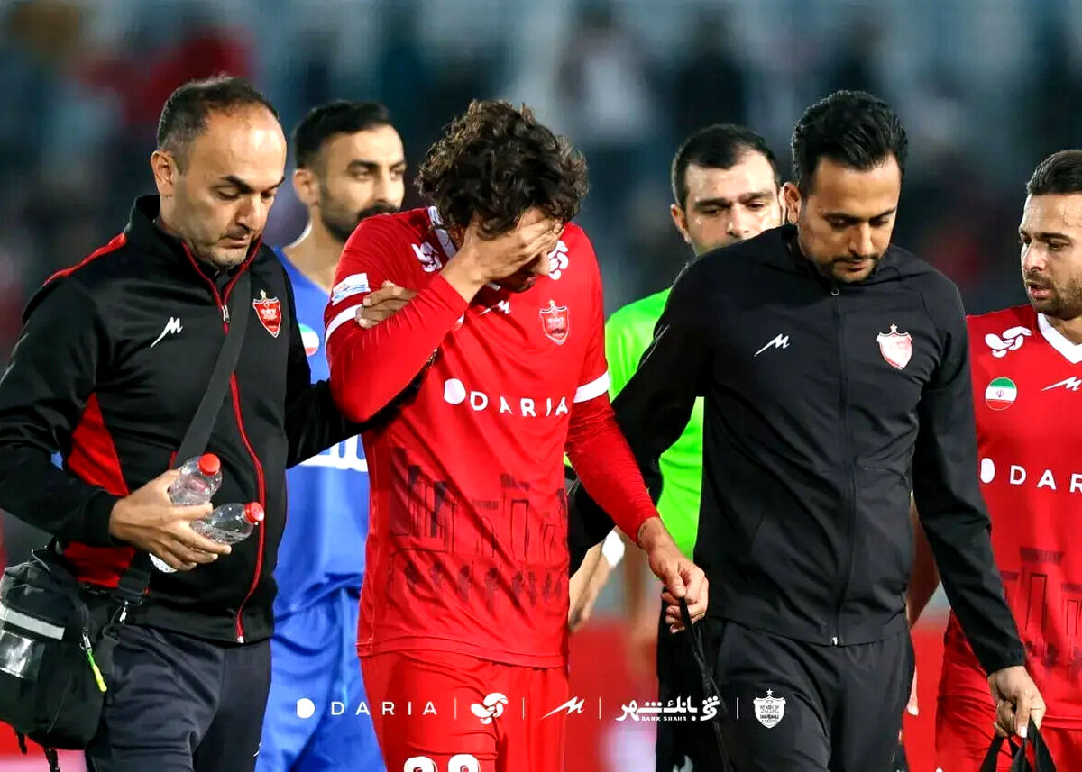 شوک به پرسپولیس؛ ستاره قرمزها دربی را از دست داد!