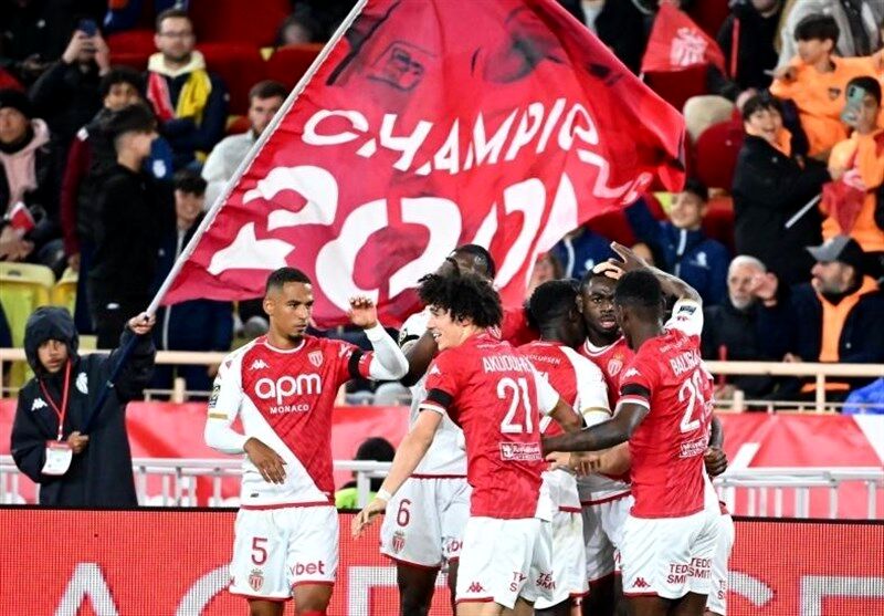 موناکو، PSG را یک هفته دیگر در انتظار قهرمانی گذاشت

