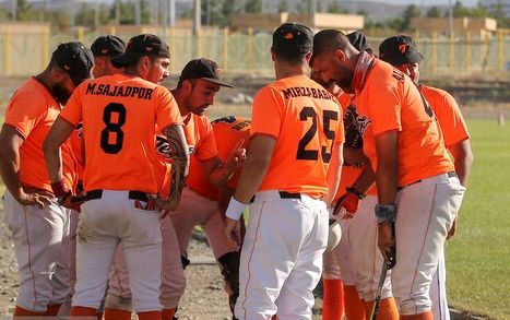 شکست بیسبال ایران مقابل فلسطین در مسابقات غرب آسیا در کرج

