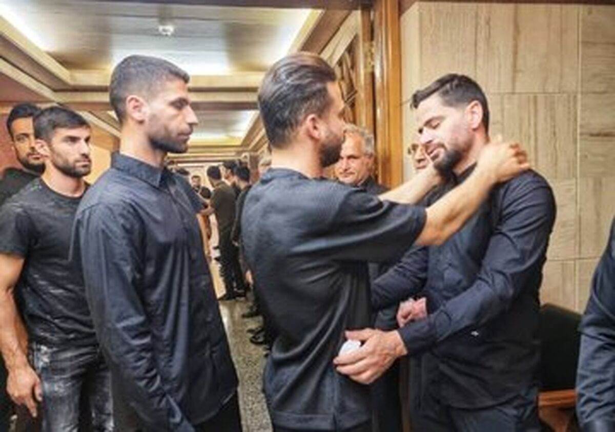 حضور چهره های ورزشی در مراسم ختم مادر کمال کامیابی نیا
