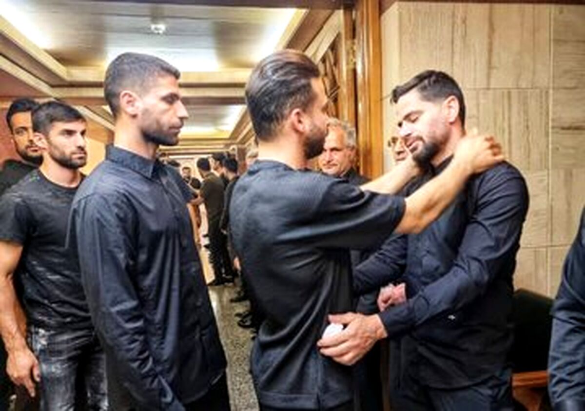 حضور چهره های ورزشی در مراسم ختم مادر کمال کامیابی نیا