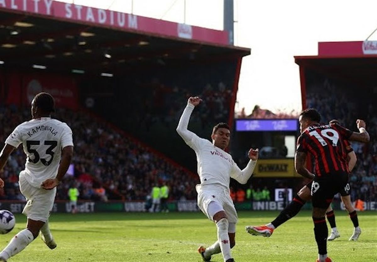 منچستریونایتد به بورنموث هم امتیاز داد
