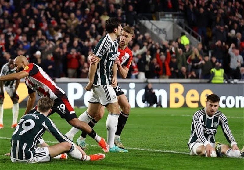 برنتفورد در حضور کوتاه قدوس از منچستریونایتد امتیاز گرفت