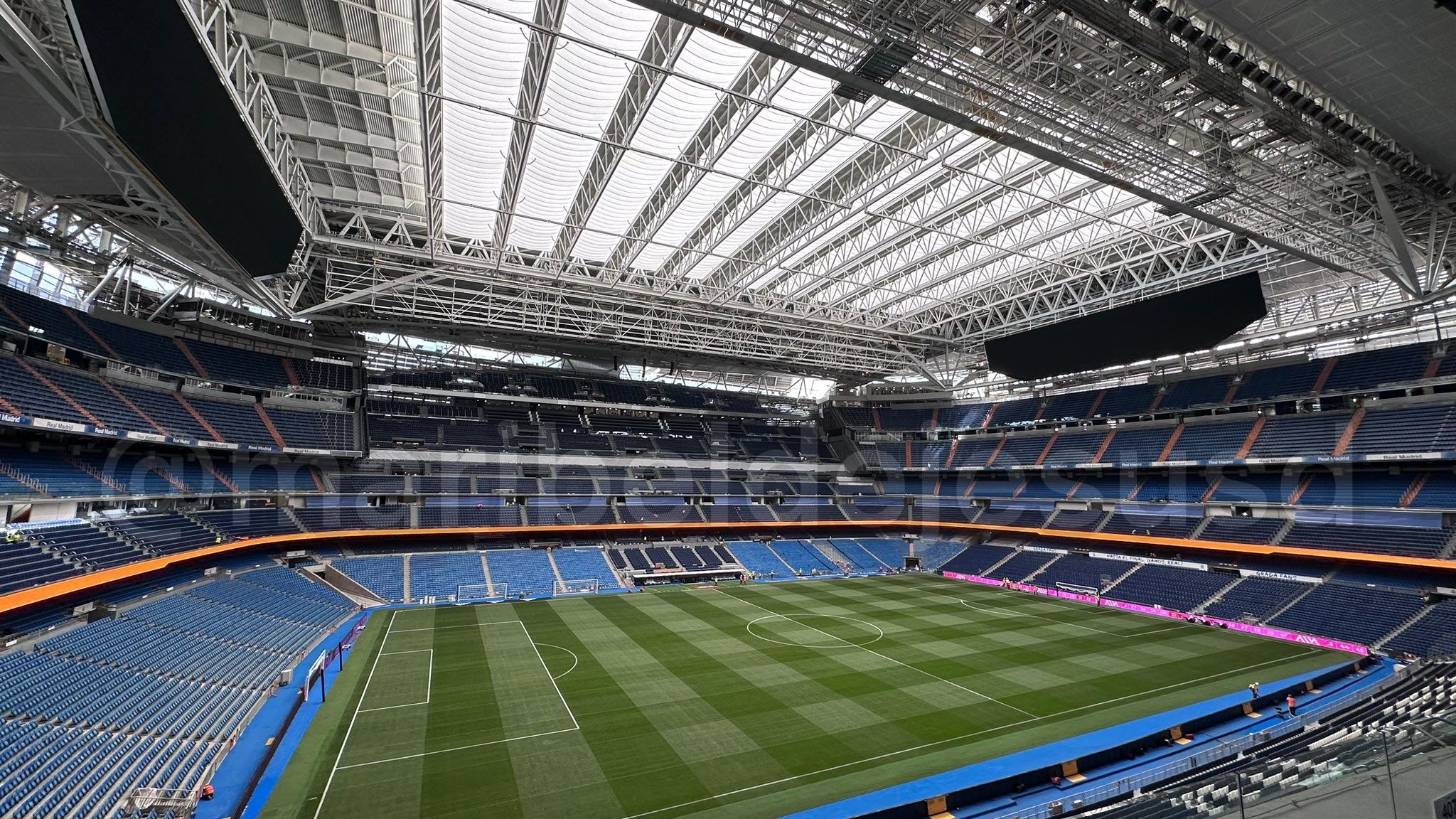 سقف برنابئو در بازی رئال مادرید و منچسترسیتی بسته می شود