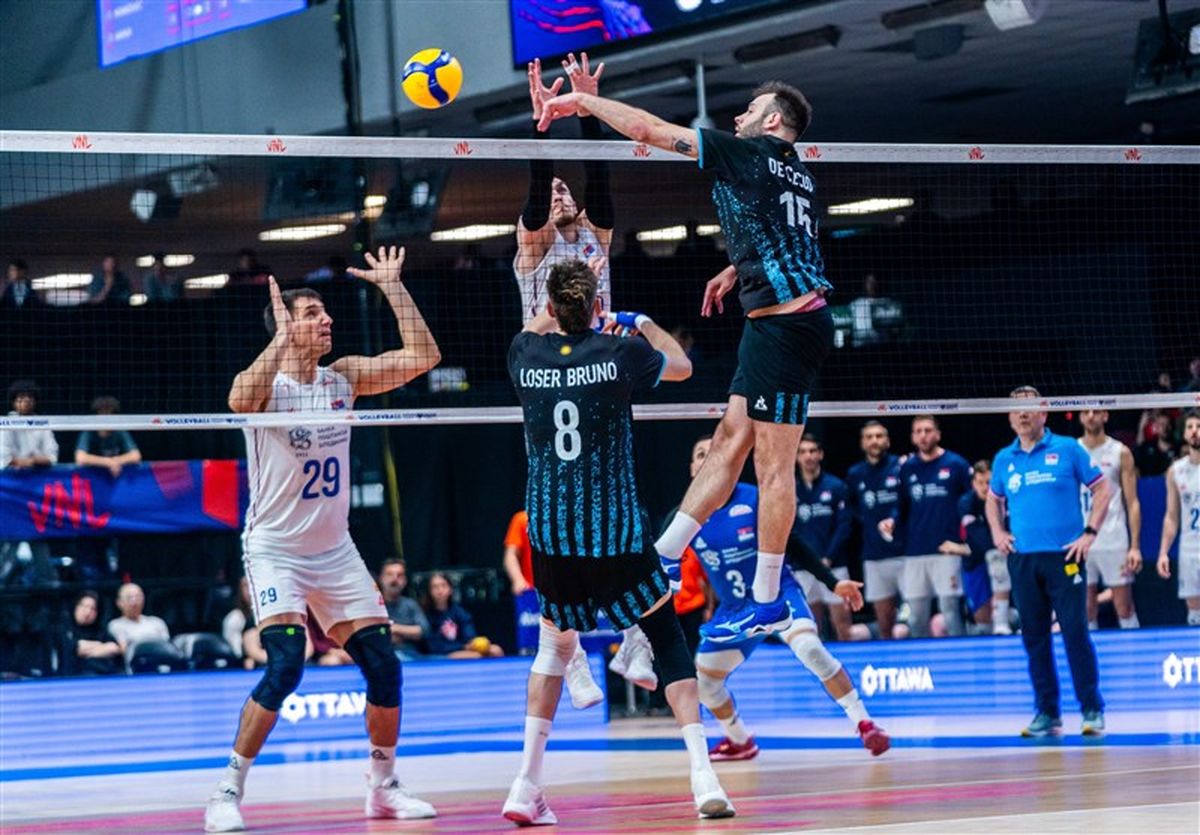 لیگ ملت‌های والیبال| کانادا و آرژانتین پیروز شدند