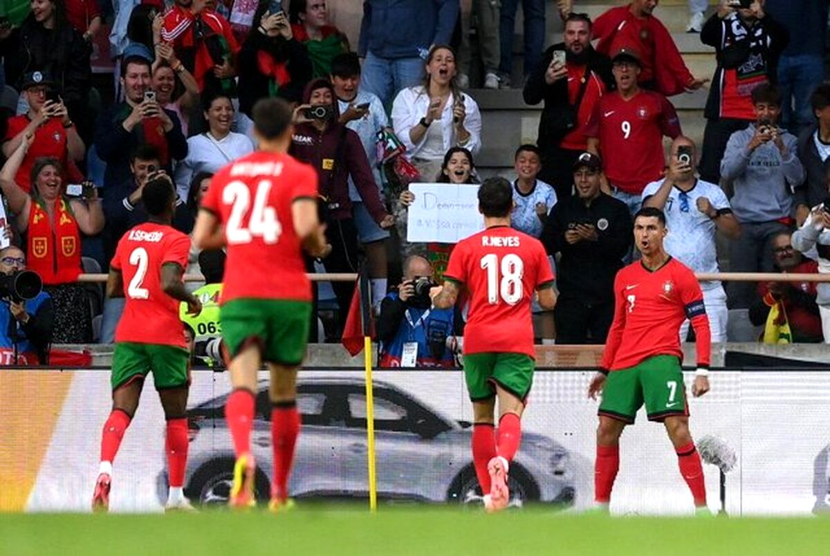پرتغال با درخشش رونالدو به یورو ۲۰۲۴ رسید
