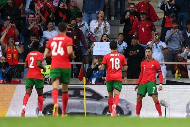 پرتغال با درخشش رونالدو به یورو ۲۰۲۴ رسید
