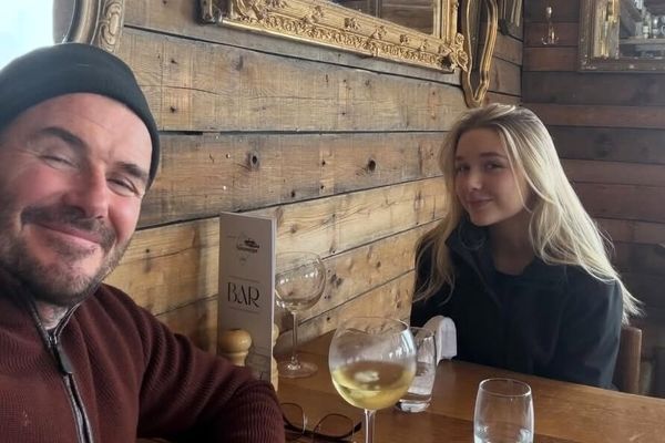 تصاویر جدید دیوید بکهام و دخترش 