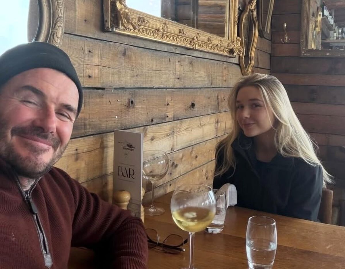 تصاویر جدید دیوید بکهام و دخترش 