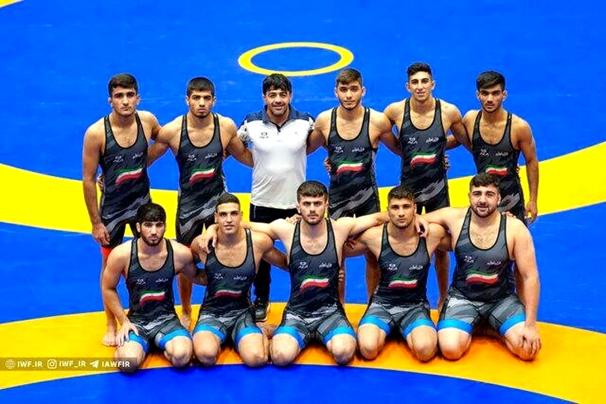تیم ملی کشتی فرنگی جوانان ایران قهرمان جهان شد
