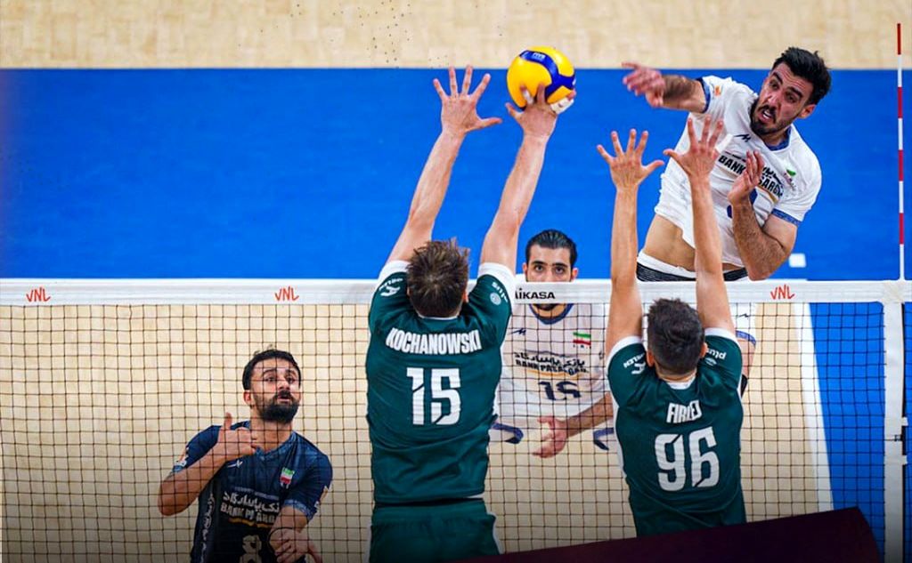 نتایج مسابقات والیبال روز چهارشنبه ۲۵ تیر