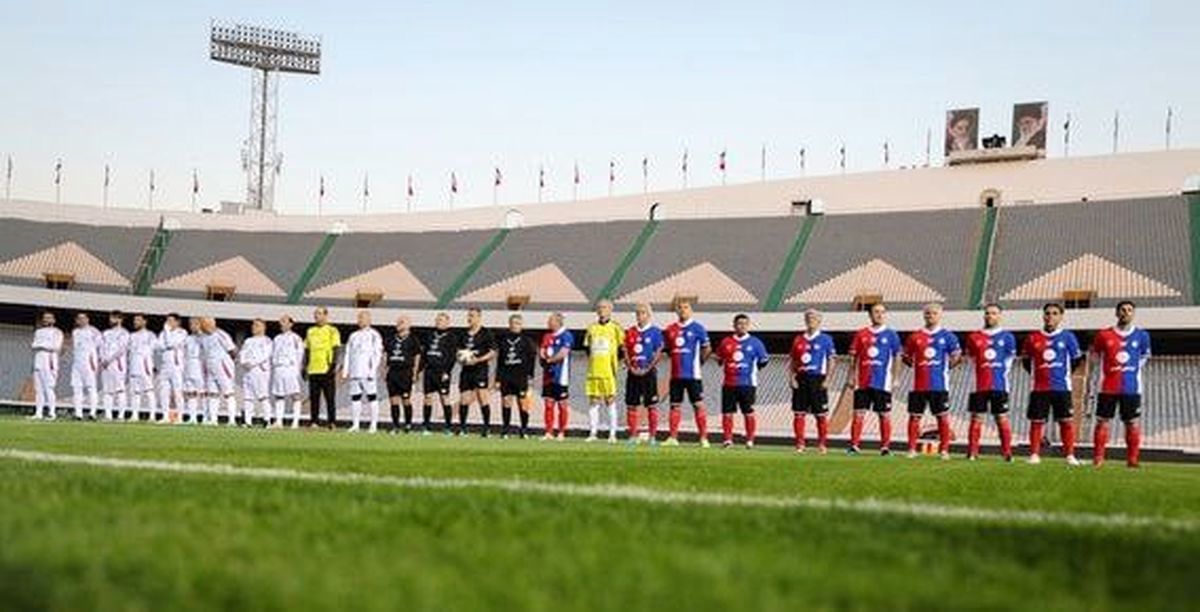 به مناسبت بازگشایی ورزشگاه آزادی در دیداری دوستانه
