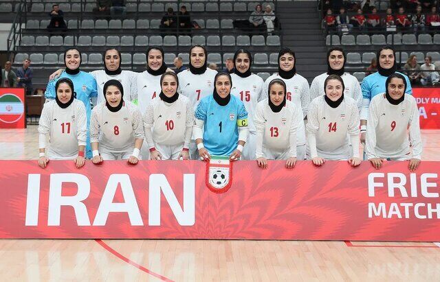 برد پرگل دختران فوتسالیست ایران مقابل نیوزلند