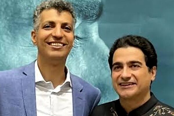 ببینید/ دیدار صمیمی عادل فردوسی‌پور و همایون شجریان