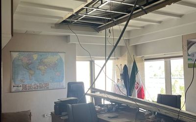 تخریب دفتر کار قلعه‌نویی و تاج در حملات اخیر!