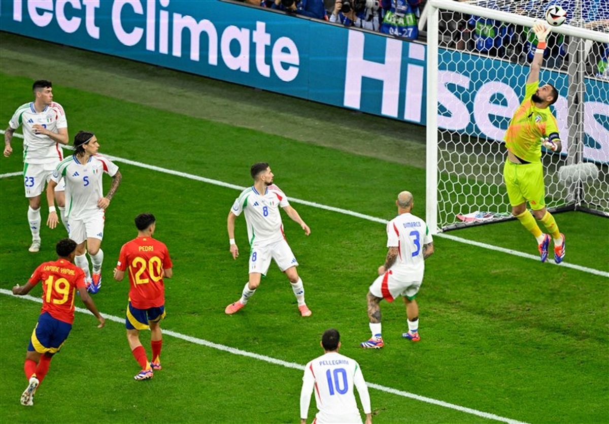 باخت ایتالیا با نمایشی ضعیف و گل به‌خودی/ اسپانیا صعود کرد