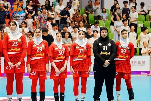 ششمی دختران هندبال در آسیا با شکست برابر هند