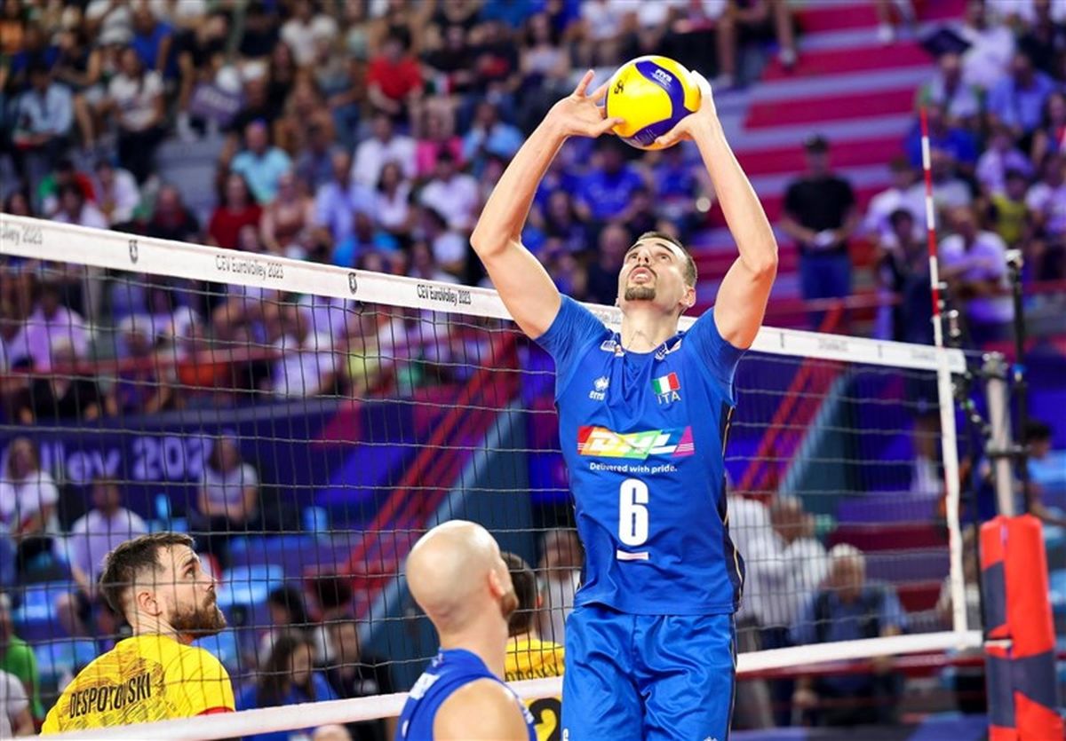 پیروزی تیم ملی والیبال ایتالیا در دیداری دوستانه
