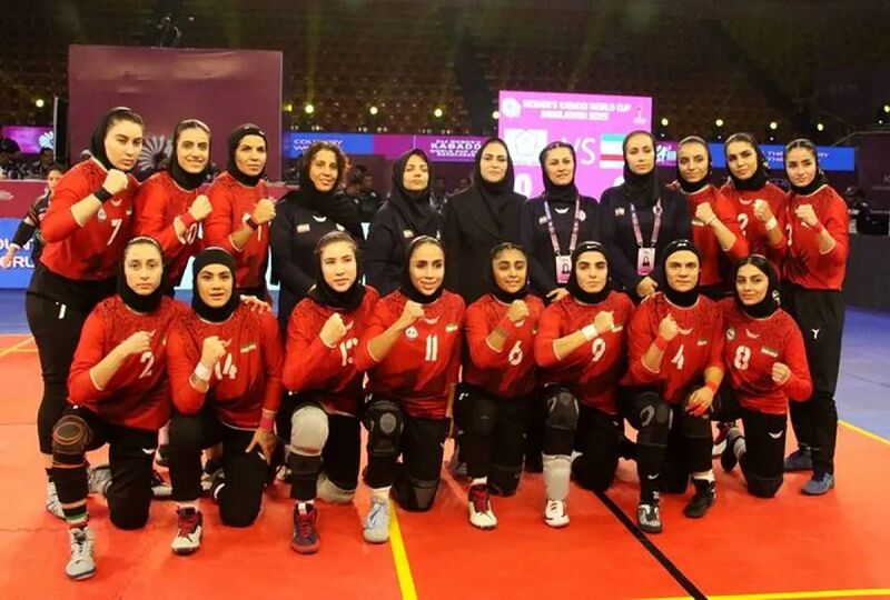 صعود تیم ملی کبدی زنان به نیمه نهایی قهرمانی جهان

