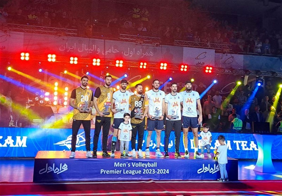 معرفی تیم رویایی لیگ برتر والیبال/ موسوی ارزشمندترین بازیکن
