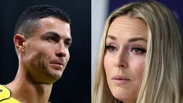 پیام زیبای کریستیانو رونالدو برای اسکی‌باز زن