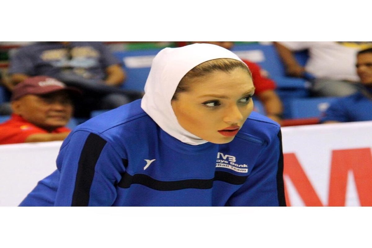 جذاب ترین دختر والیبال ایران در کنار همسرش کاوه رضایی