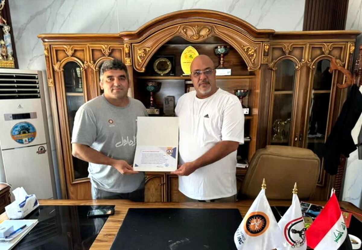 یک ایرانی سرمربی تیم ملی کشتی عراق شد

