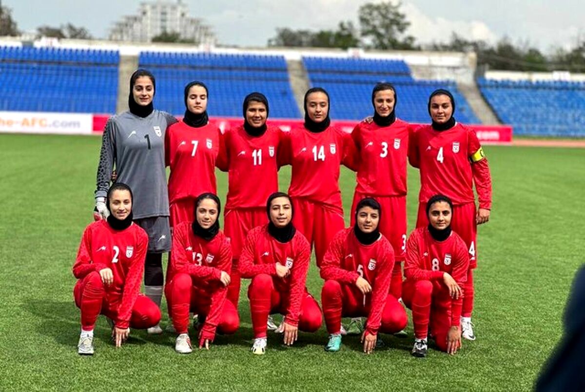 برد پرگل دختران فوتبالیست ایران در کافا
