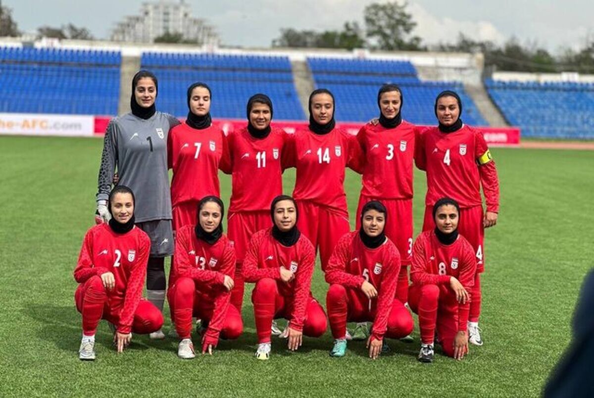 برد پرگل دختران فوتبالیست ایران در کافا

