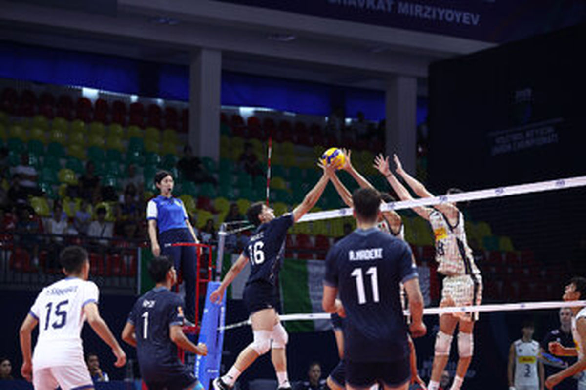 شکست والیبال ایران مقابل ایتالیا 