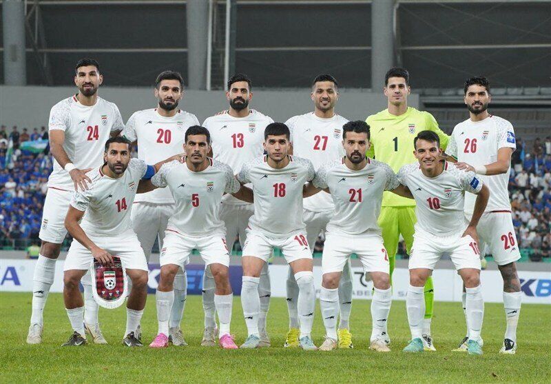رختکن تیم ملی ایران پیش از دیدار دوستانه مقابل روسیه