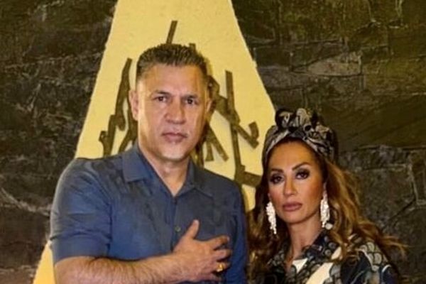 علی دایی و همسرش پای سفره هفت سین/ عکس 