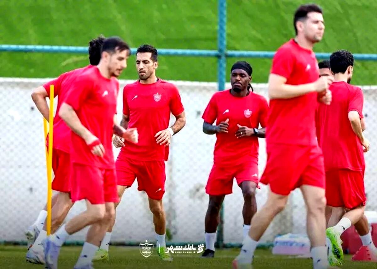 تمرین پرسپولیس با ۱۰ غایب