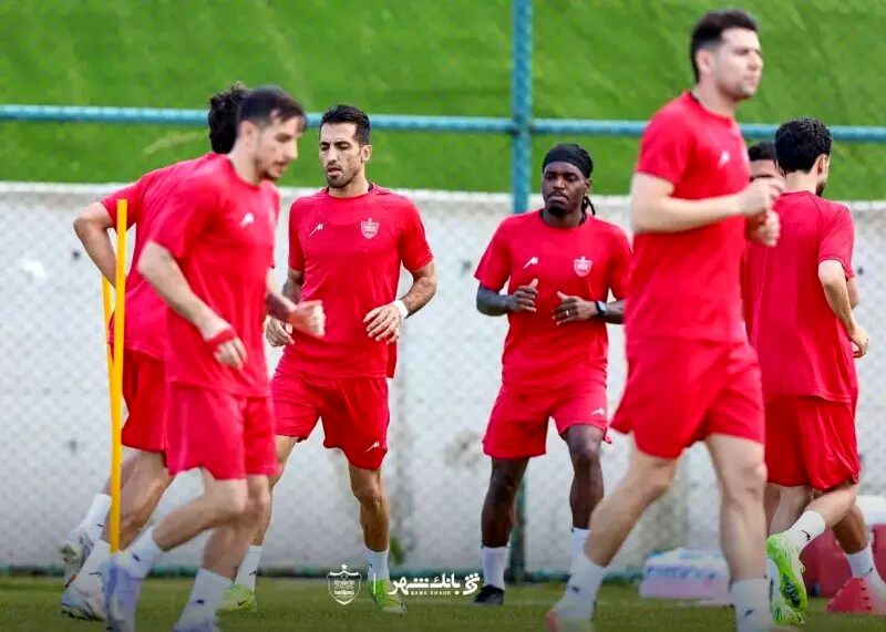 تمرین پرسپولیس با ۱۰ غایب