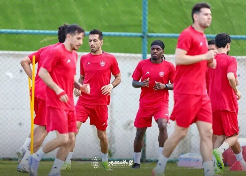 تمرین پرسپولیس با ۱۰ غایب