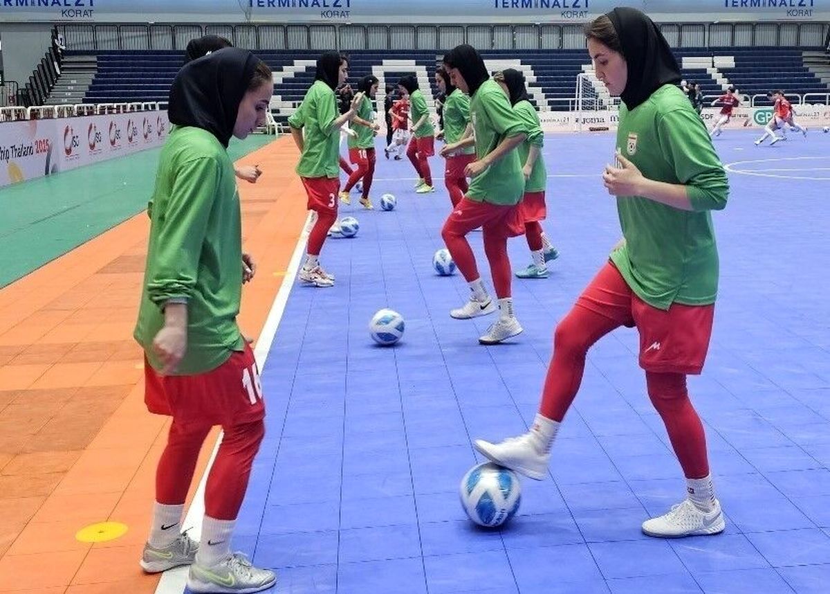 حرکات نمایشی ملی‌ پوشان فوتسال زنان ایران در اولین تمرینشان در چین/ ویدئو
