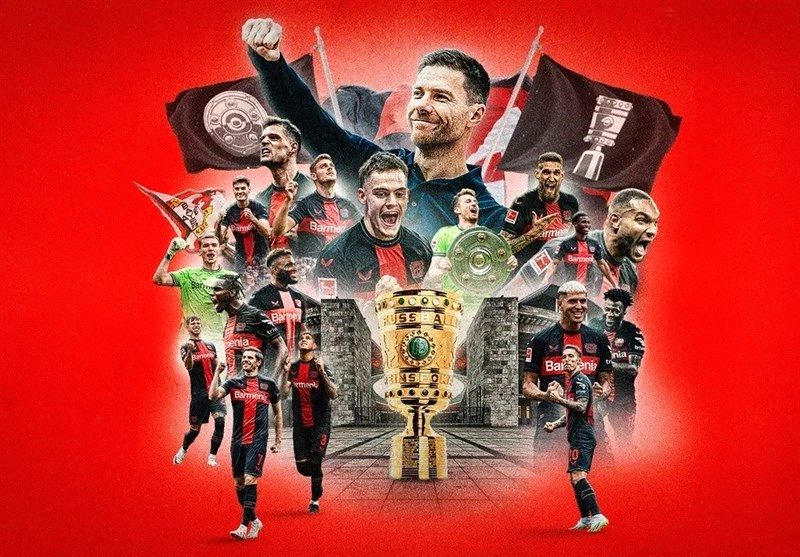 بایرلورکوزن با فتح جام حذفی و دوگانه فصل را به پایان رساند
