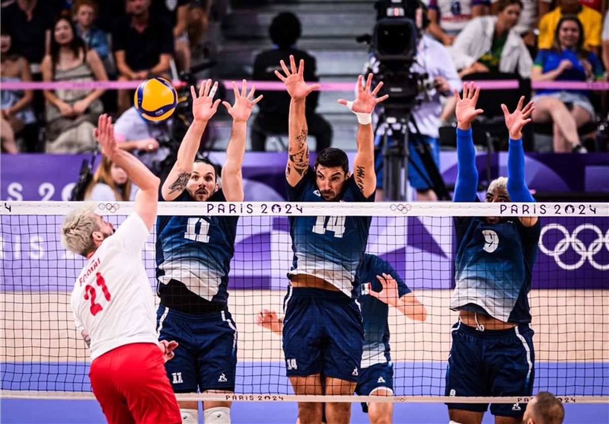  فرانسه برای دومین بار متوالی قهرمان والیبال المپیک شد 