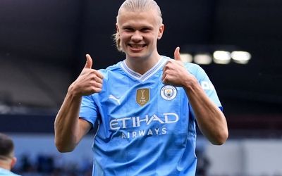 عضلات شگفت‌انگیز هالند در تمرین منچسترسیتی/ عکس 