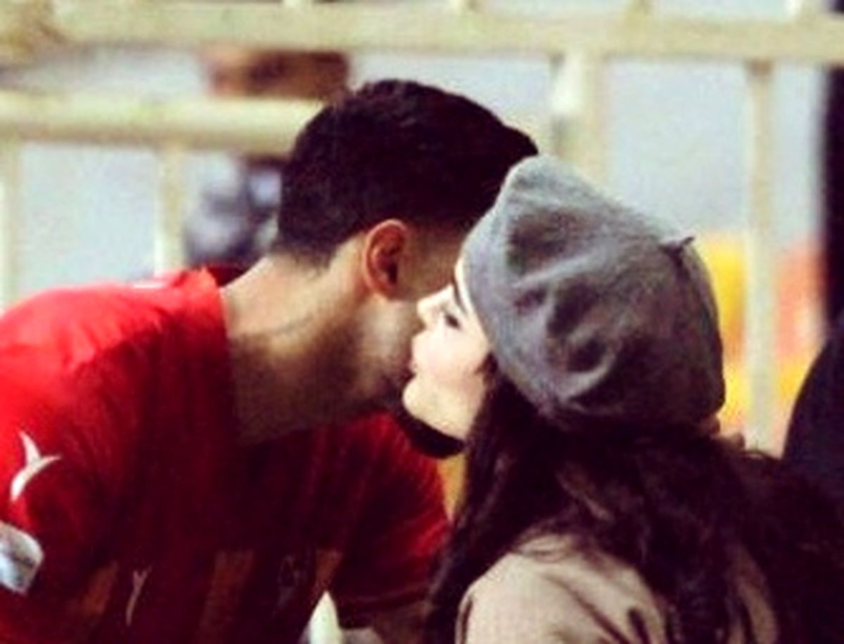 قرار عاشقانه تازه داماد فوتبال ایران و همسرش در یک پیروزی شیرین 