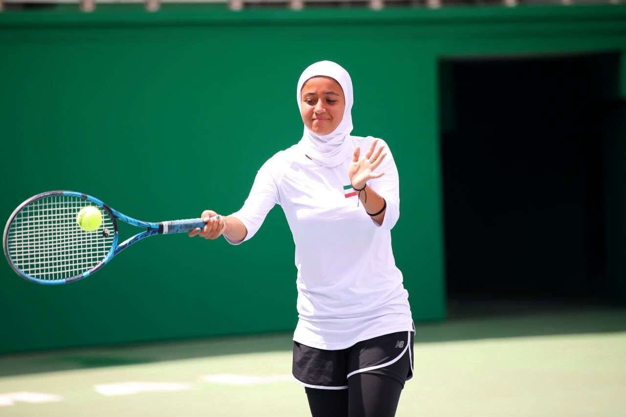 دومین زن ایرانی موفق به کسب امتیاز جهانی تنیس شد

