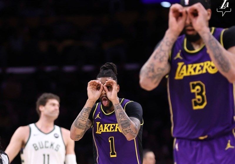 لیگ NBA| پیروزی لیکرز و تاندر در هفته بیستم